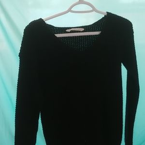 Bluenotes black knit sweater